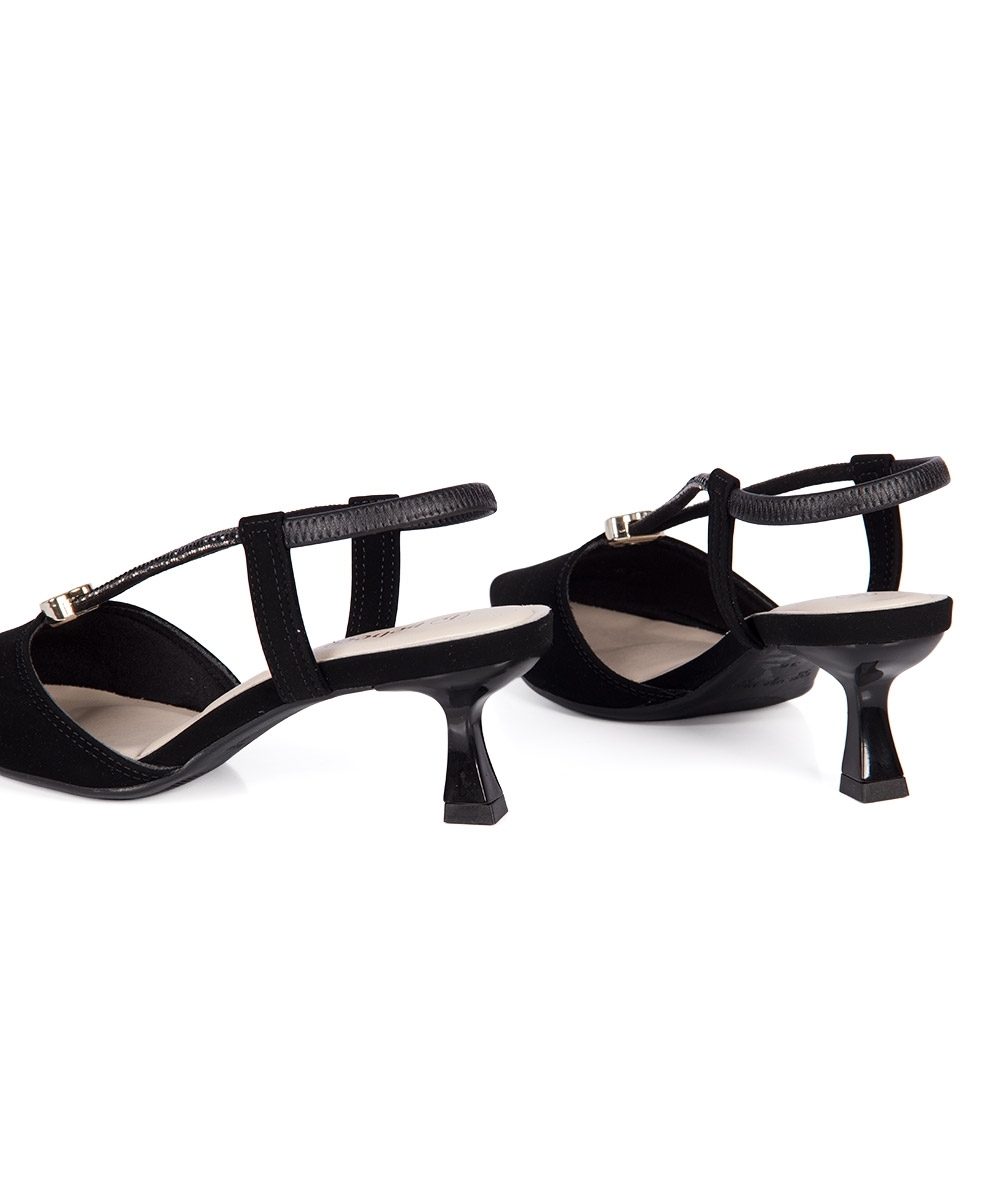 Sapato Scarpin Bebecê Slingback PRETO