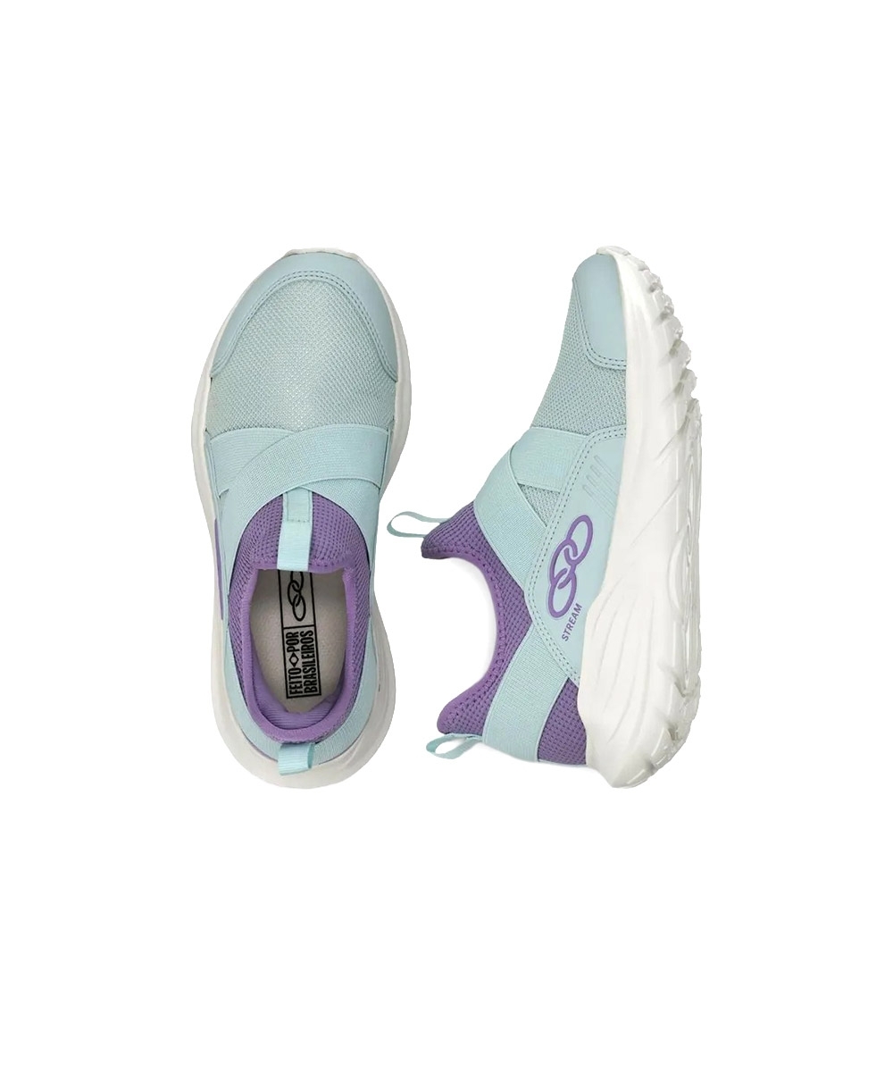Tênis Infantil Olympikus Stream VERDE/LILAS