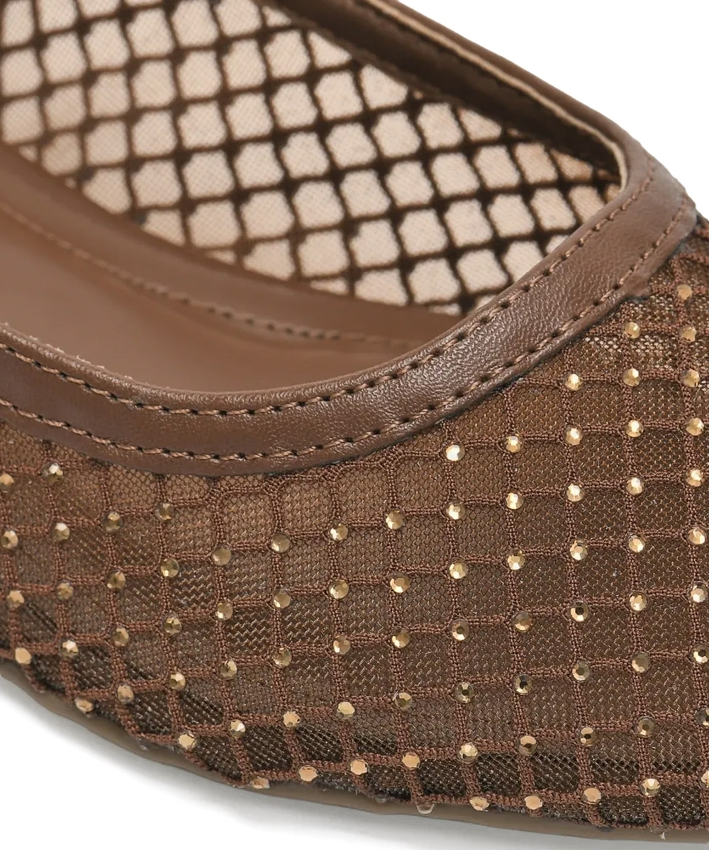 Sapatilha Slingback Via Marte Bico Fino MARROM