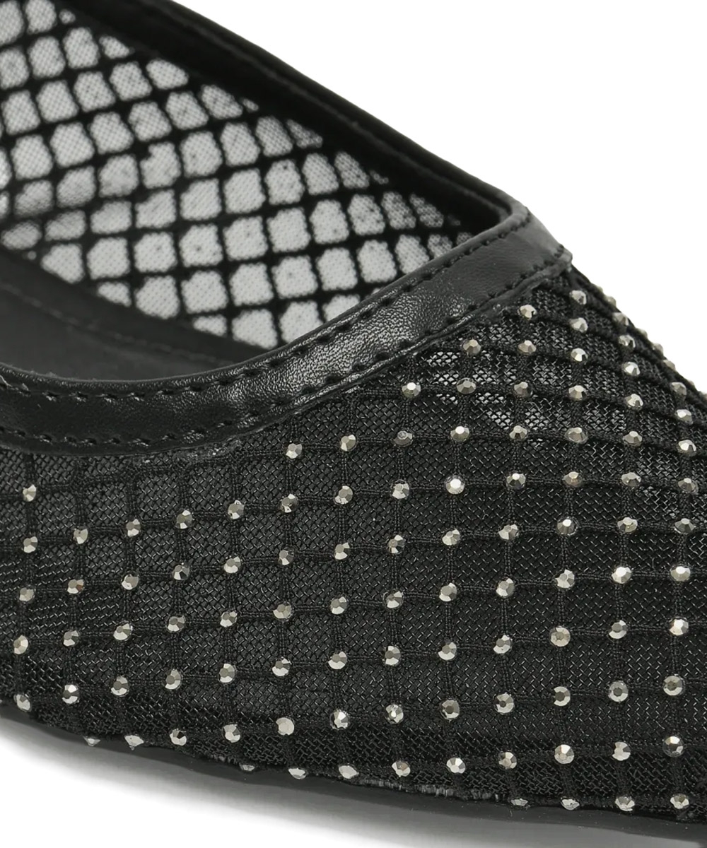 Sapatilha Slingback Via Marte Bico Fino PRETO