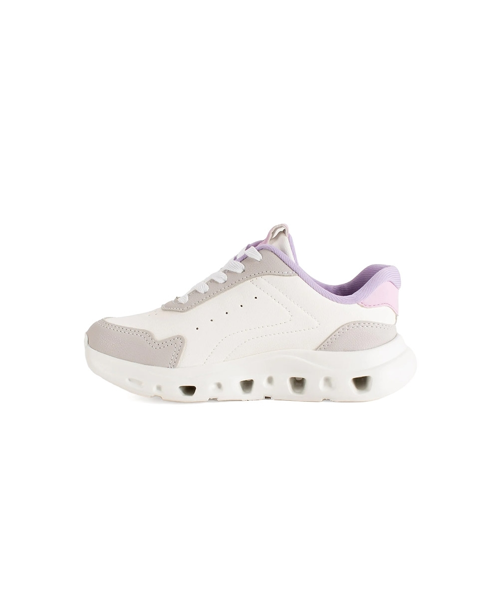 Tênis Infantil Pink Cats Sneaker Urbano BRANCO
