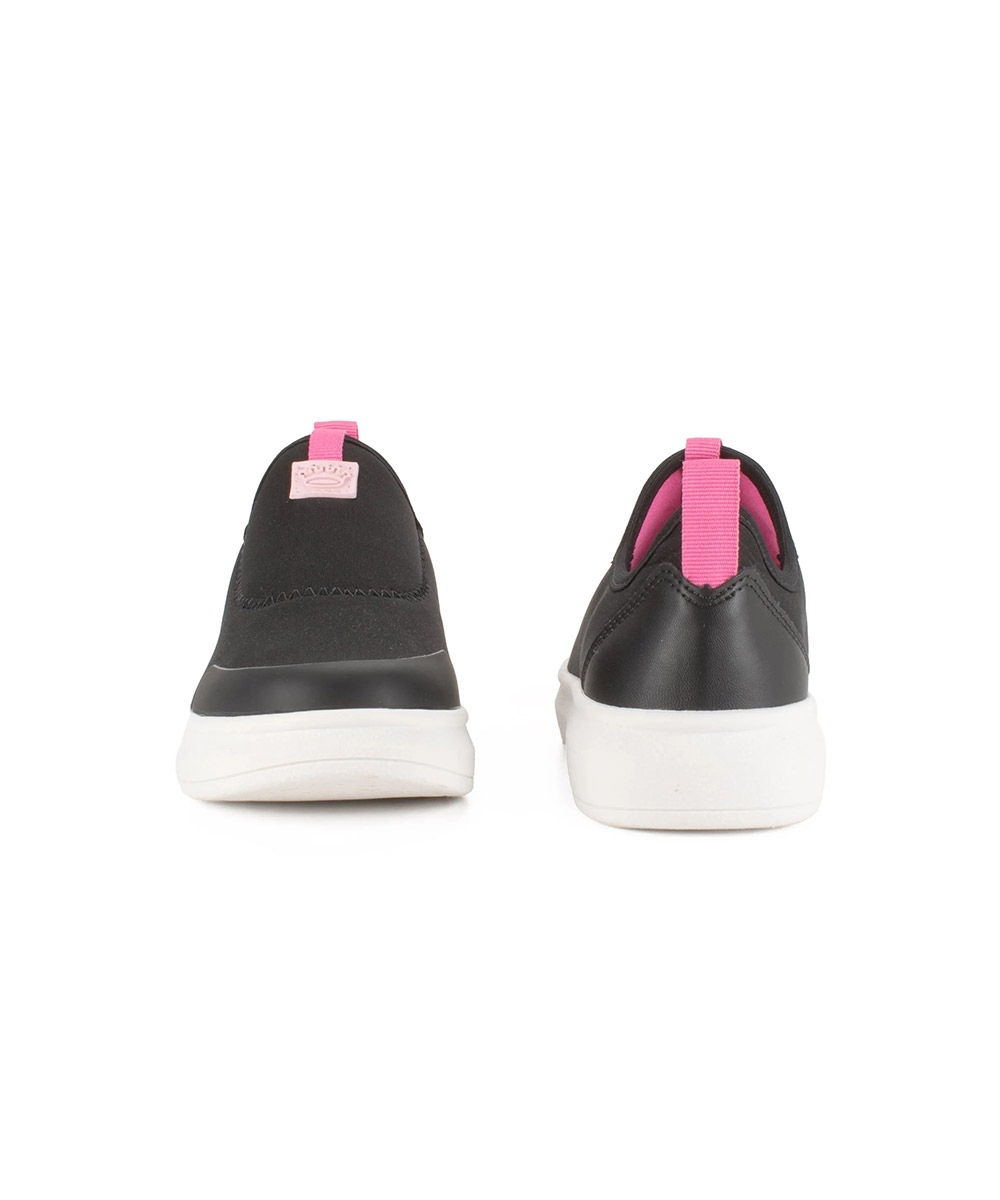 Tênis Infantil Pink Cats Slip On PRETO