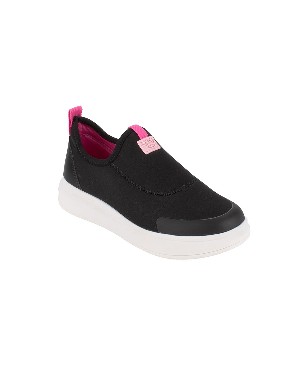 Tênis Infantil Pink Cats Slip On PRETO