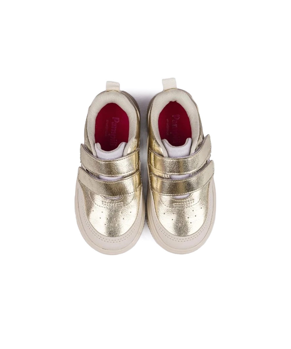 Tênis Infantil Pampili Up Recortes DOURADO