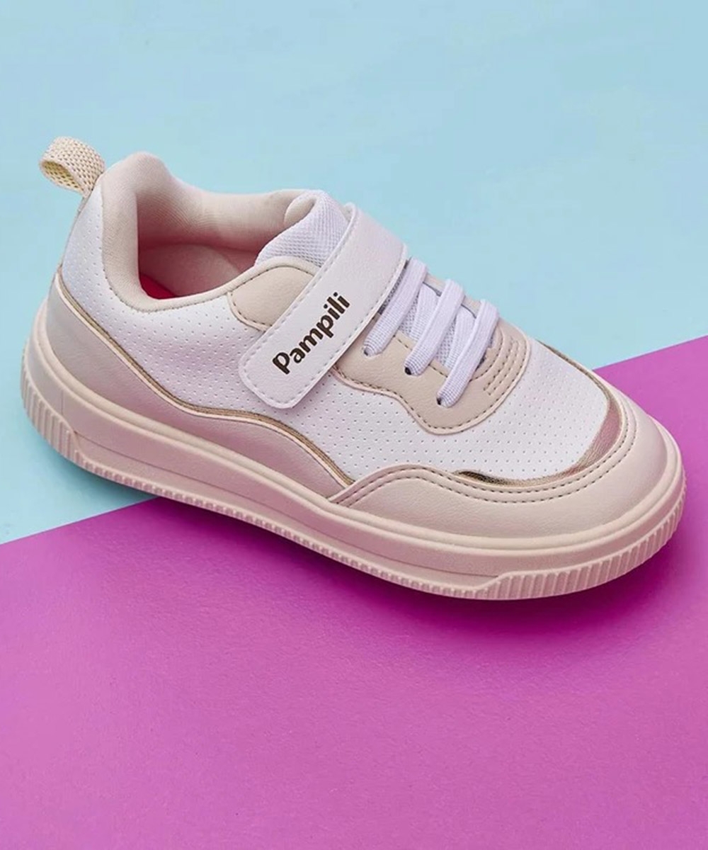 Tênis Infantil Pampili Recortes BRANCO