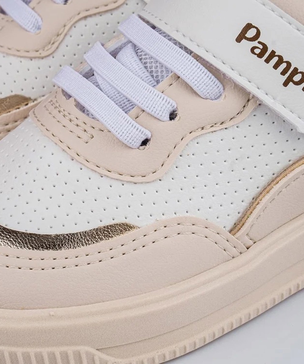 Tênis Infantil Pampili Recortes BRANCO