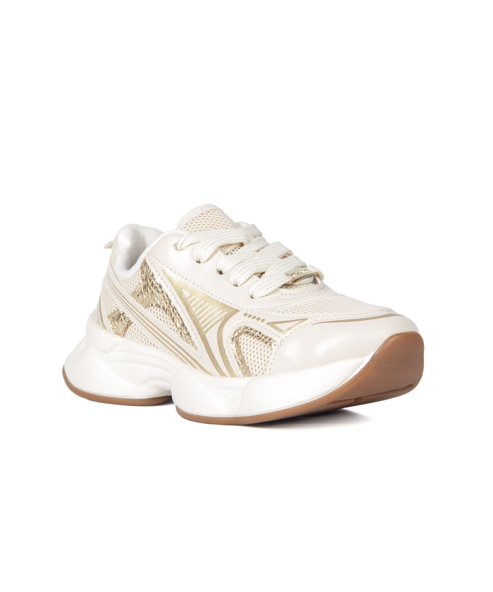 Tênis Infantil Molekinha Casual Chunky BRANCO
