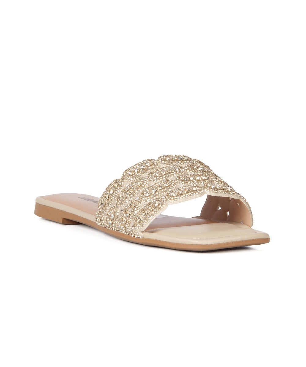 Tamanco Dakota Strass OURO