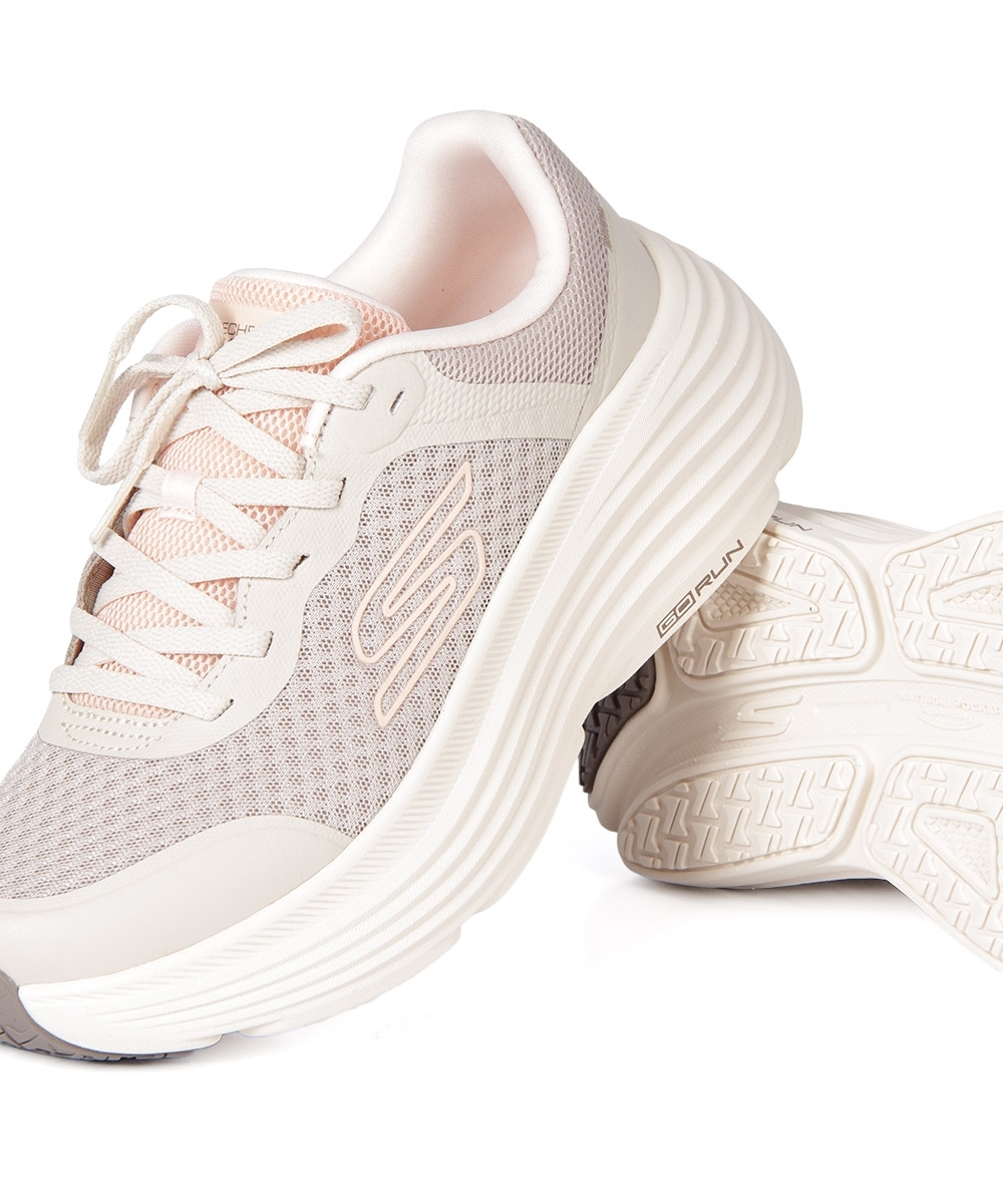Tênis Feminino Skechers Max Cushioning BEGE