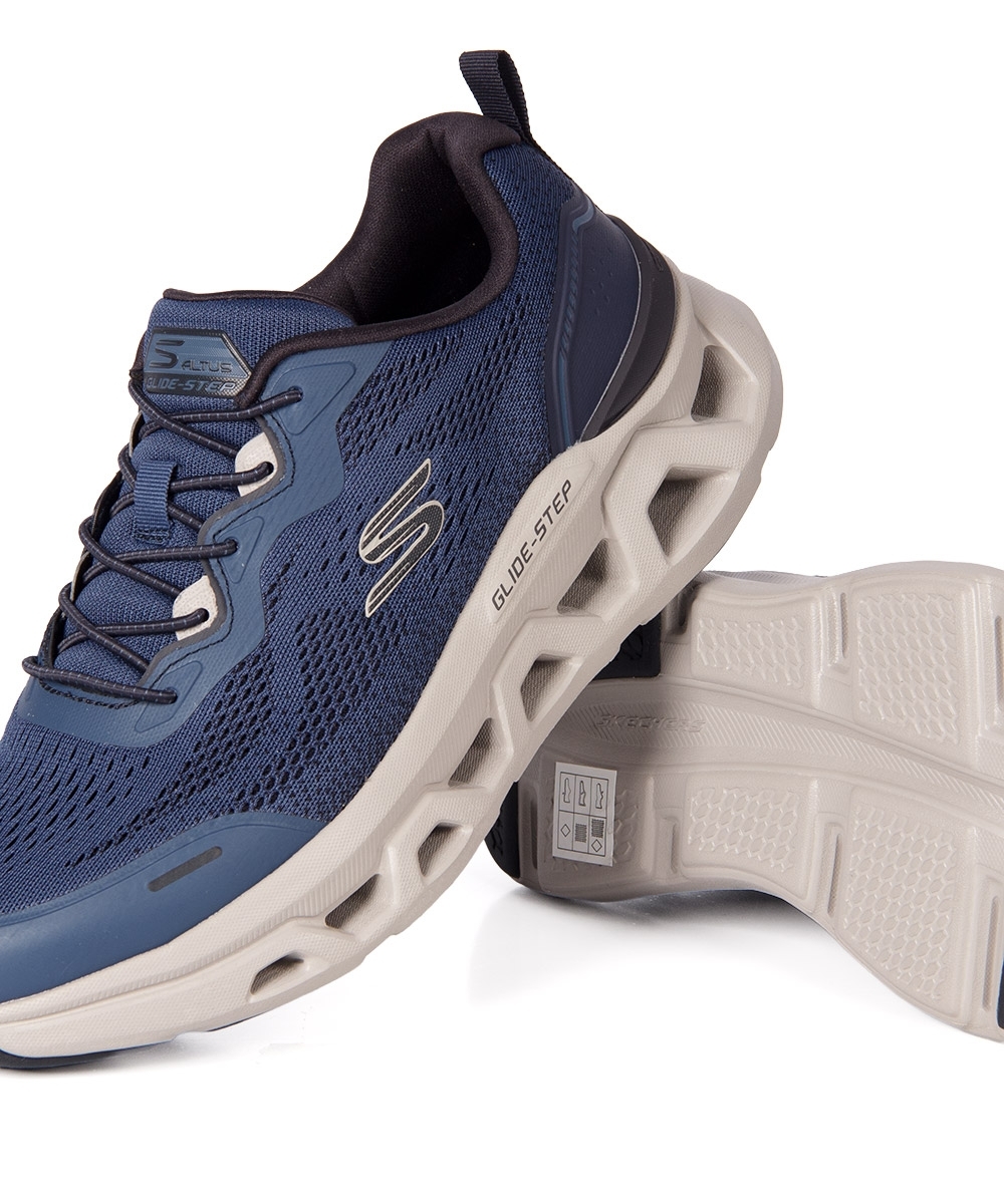 Tênis Masculino Skechers Glide Step MARINHO