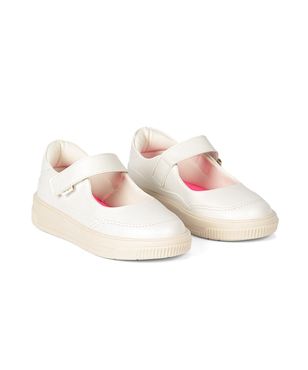 Tênis Infantil Pampili Up Mary Jane OFF WHITE