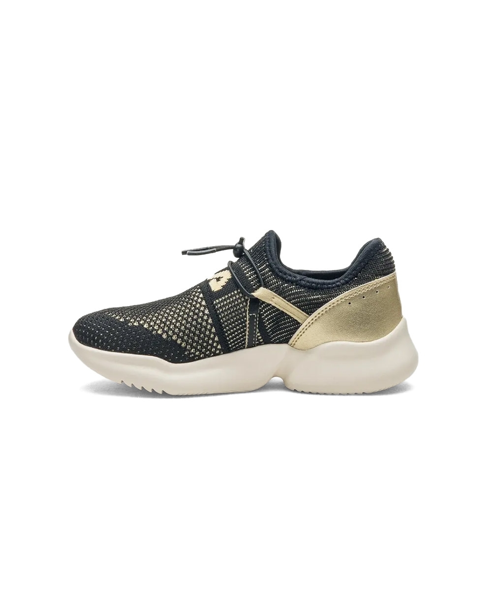 Tênis Infantil Fila Play PRETO/OURO