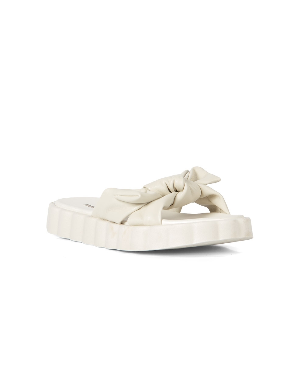 Tamanco Infantil Molekinha Laço OFF WHITE