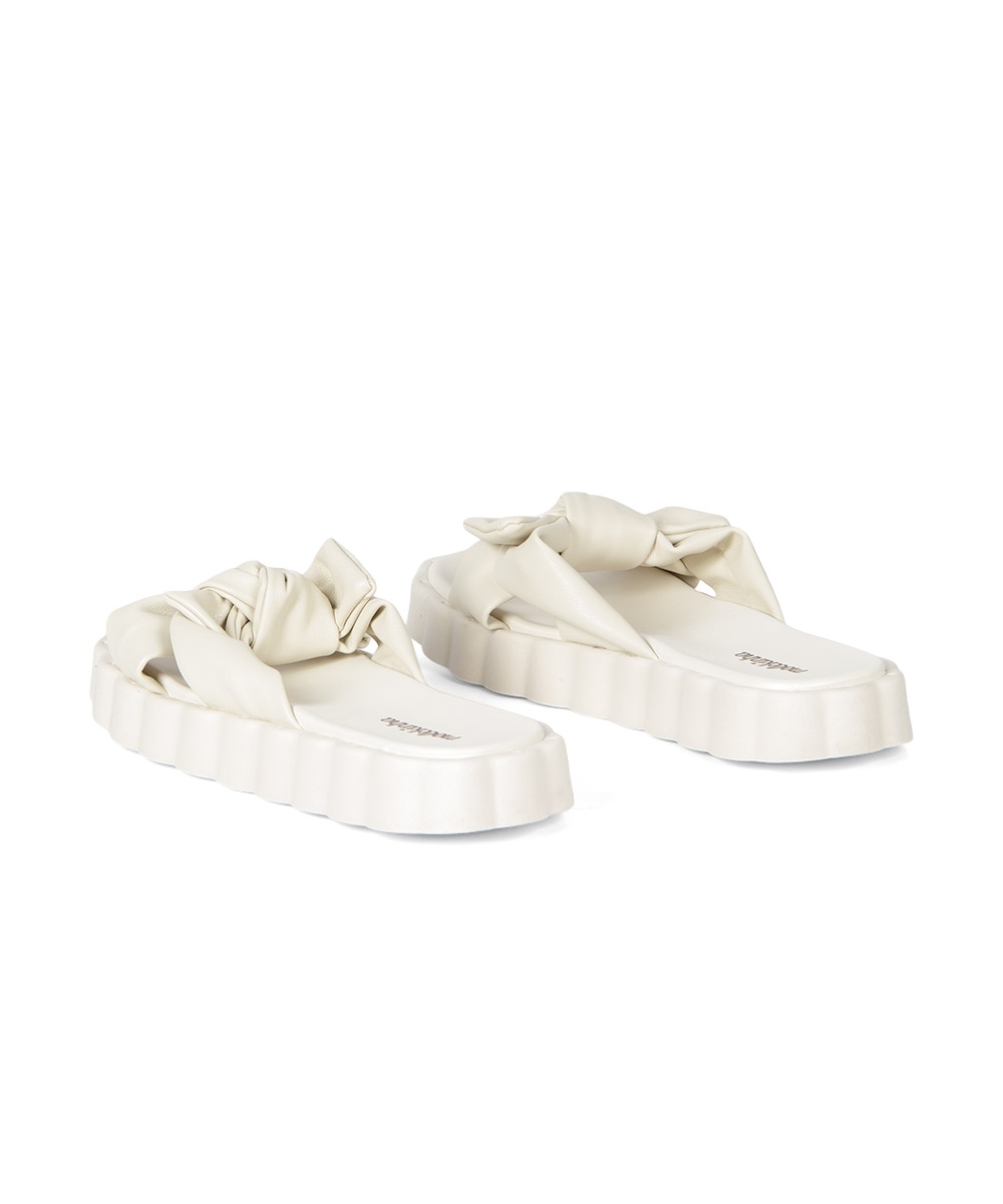 Tamanco Infantil Molekinha Laço OFF WHITE
