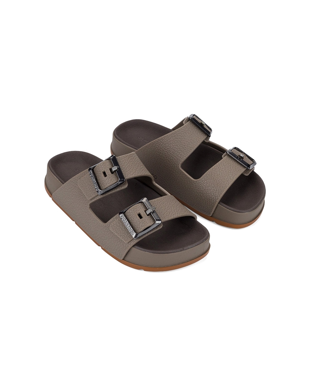 Chinelo Slide Infantil Cartago Milão Plus MARROM