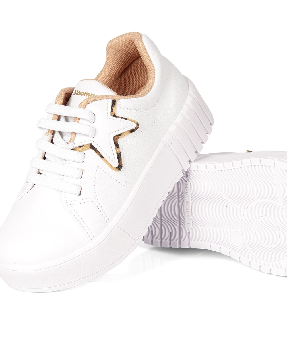 Tênis Infantil Bloompy Menina Casual BRANCO