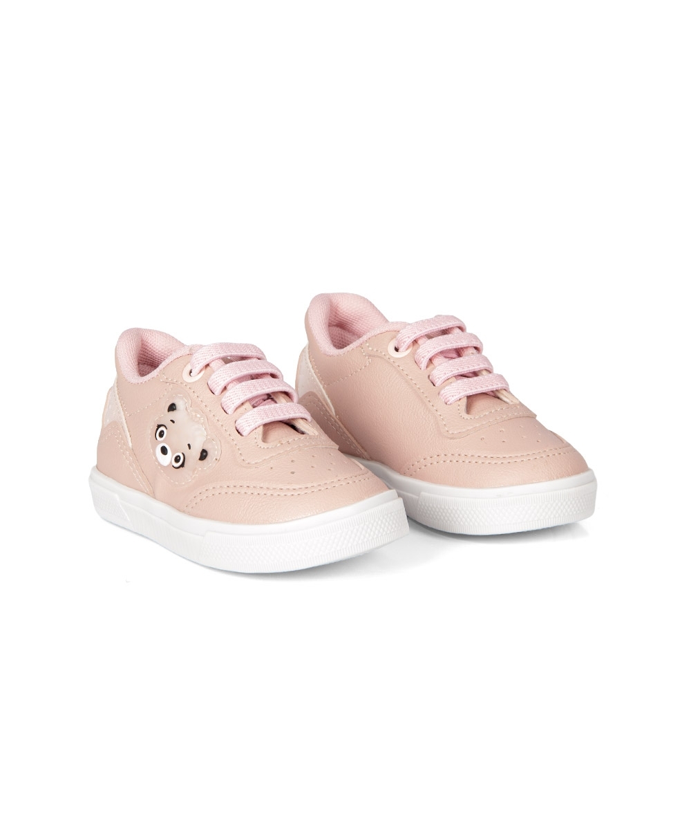 Tênis Infantil Bloompy Ursinho Led ROSA