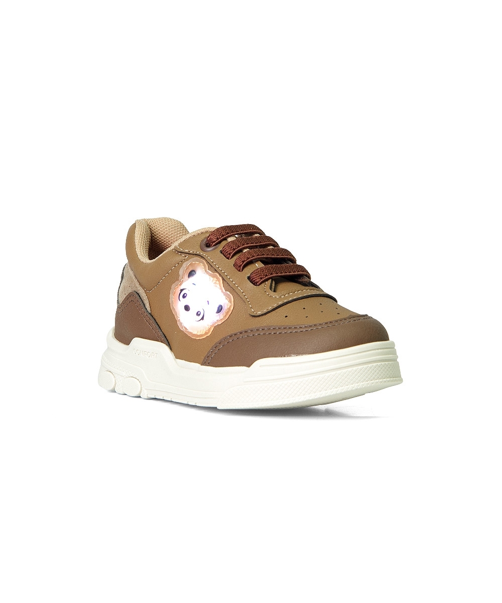 Tênis Infantil Bloompy Comfort Led MARROM