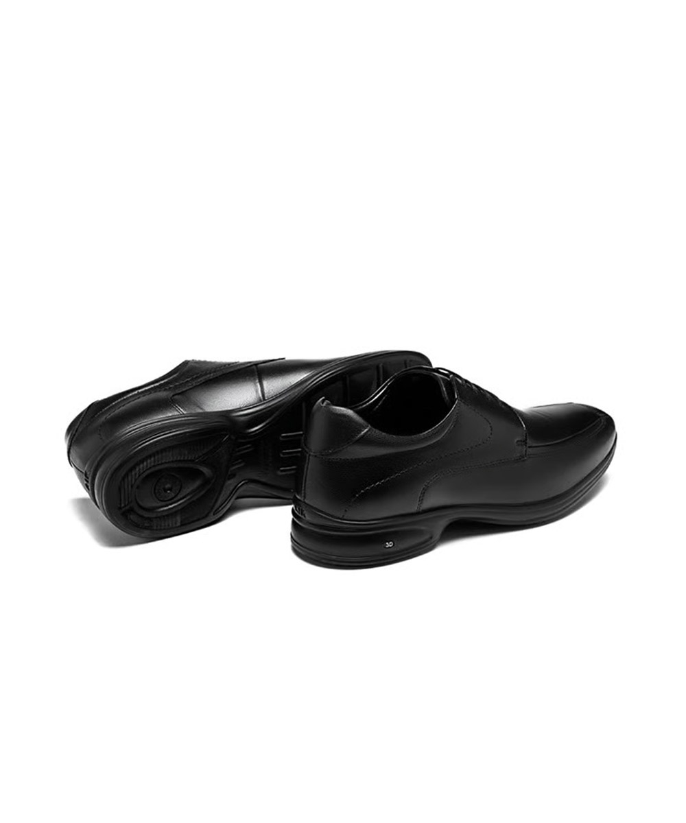 Sapato Social Jota Pe 3D Couro Vision 45 Acima PRETO