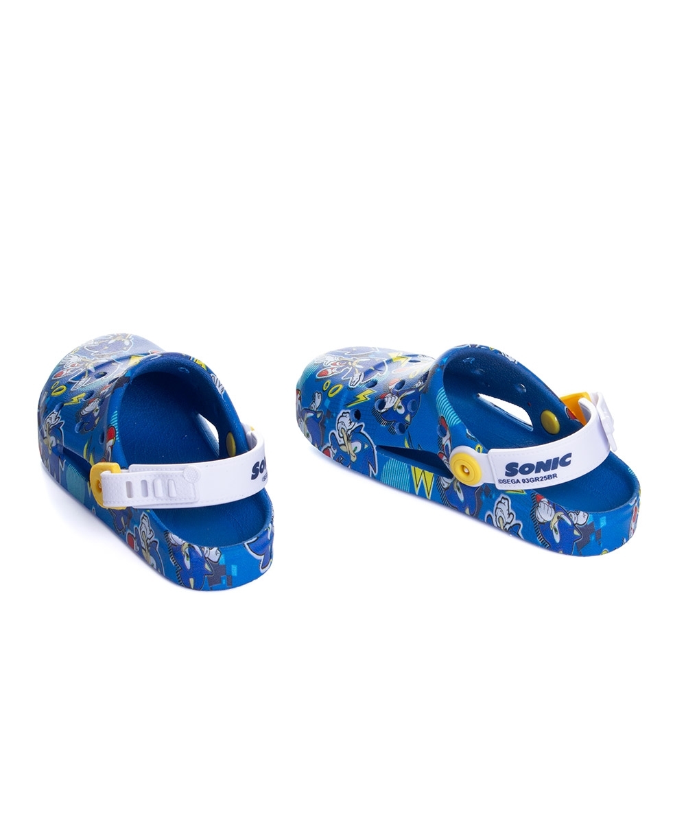 Babuche Infantil Grendene Sonic Fun Azul
