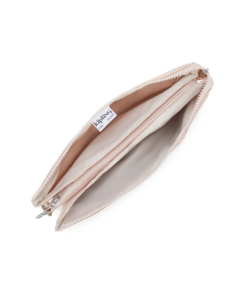 Bolsa Feminina Kipling Riri L Pearl Jq Rosa