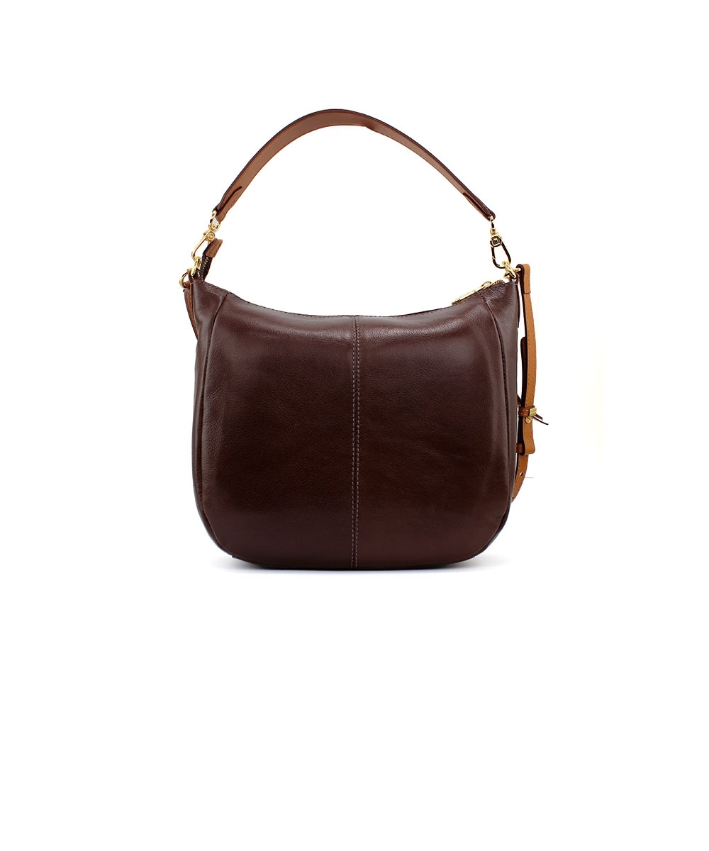 Bolsa Hobo Luz Da Lua New Ridge Couro Marrom