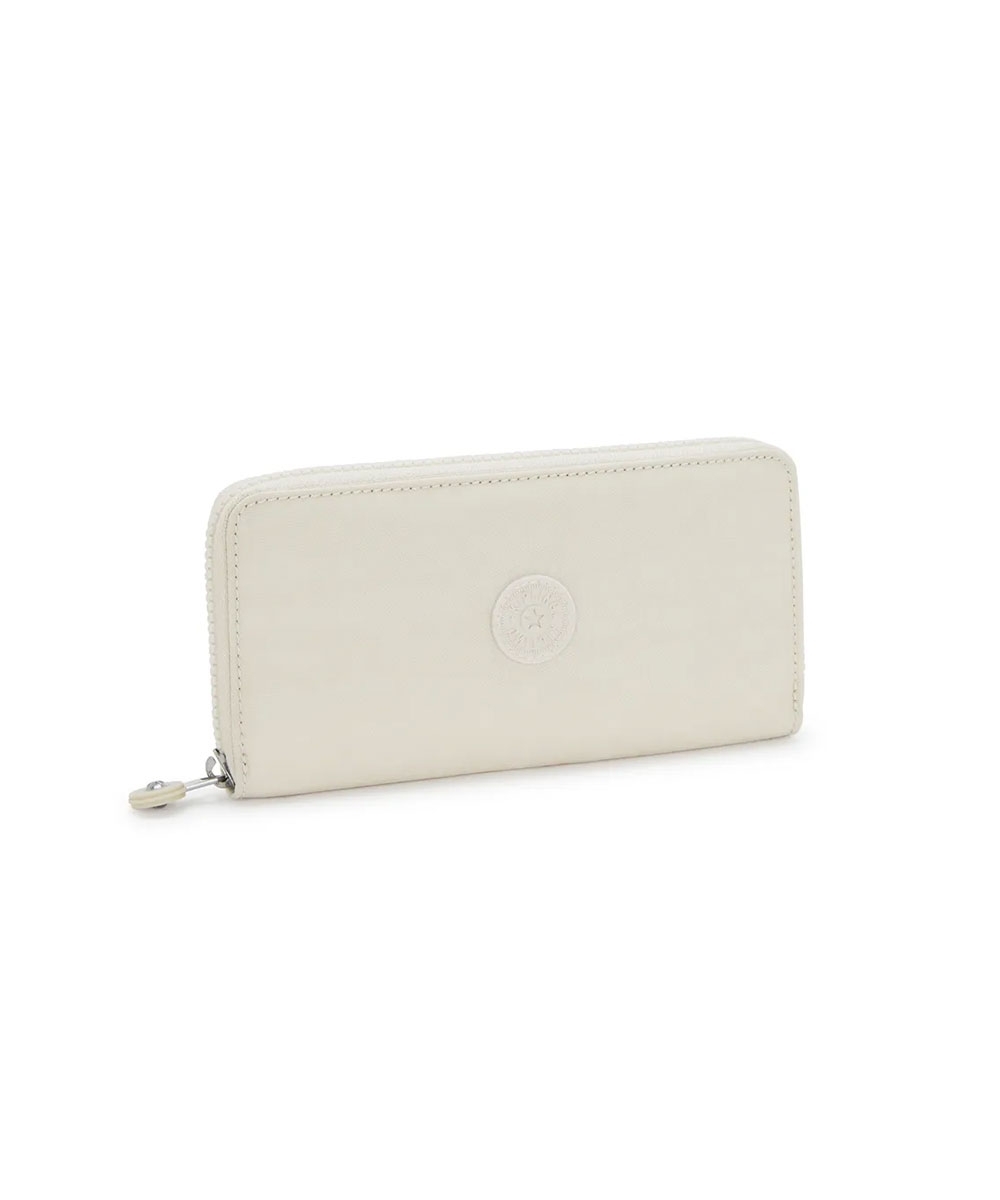 Carteira Feminina Kipling Money World Hideaway Bege