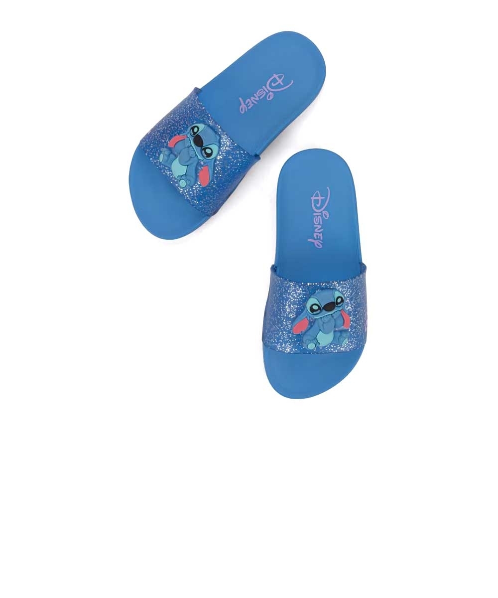 Chinelo Slide Infantil Grendene Stitch 22994 Azul