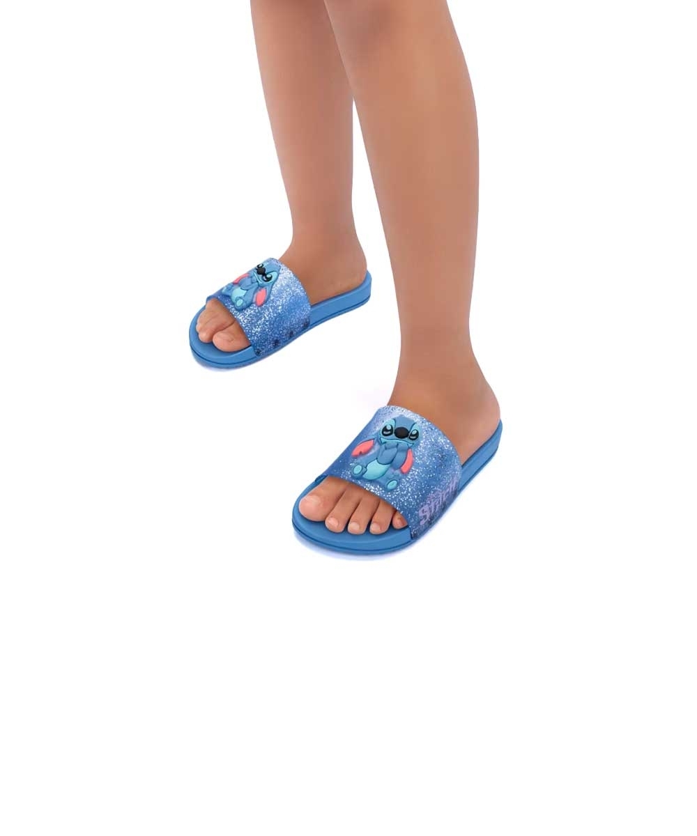 Chinelo Slide Infantil Grendene Stitch 22994 Azul