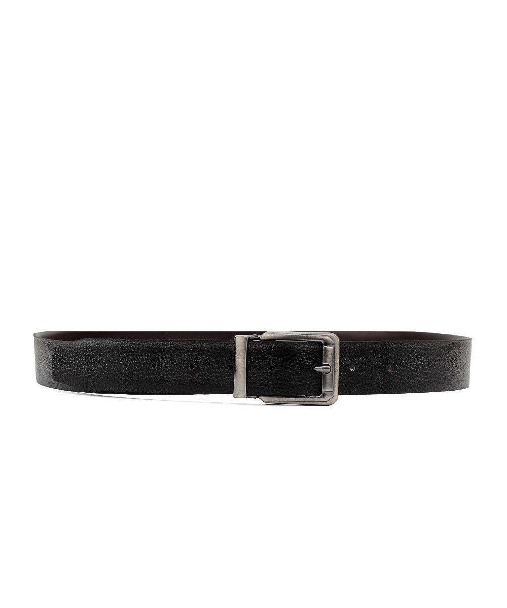 Cinto Masculino Fasolo Dupla Face Couro Preto/cafe