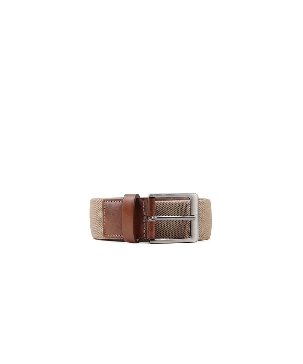 Cinto Masculino Fasolo Elástico Caqui