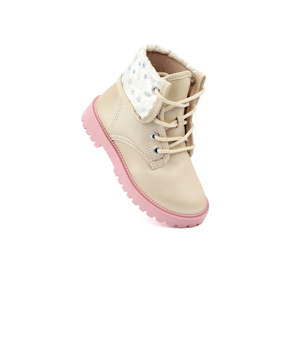 Coturno Infantil Molekinha 2126-524 Creme