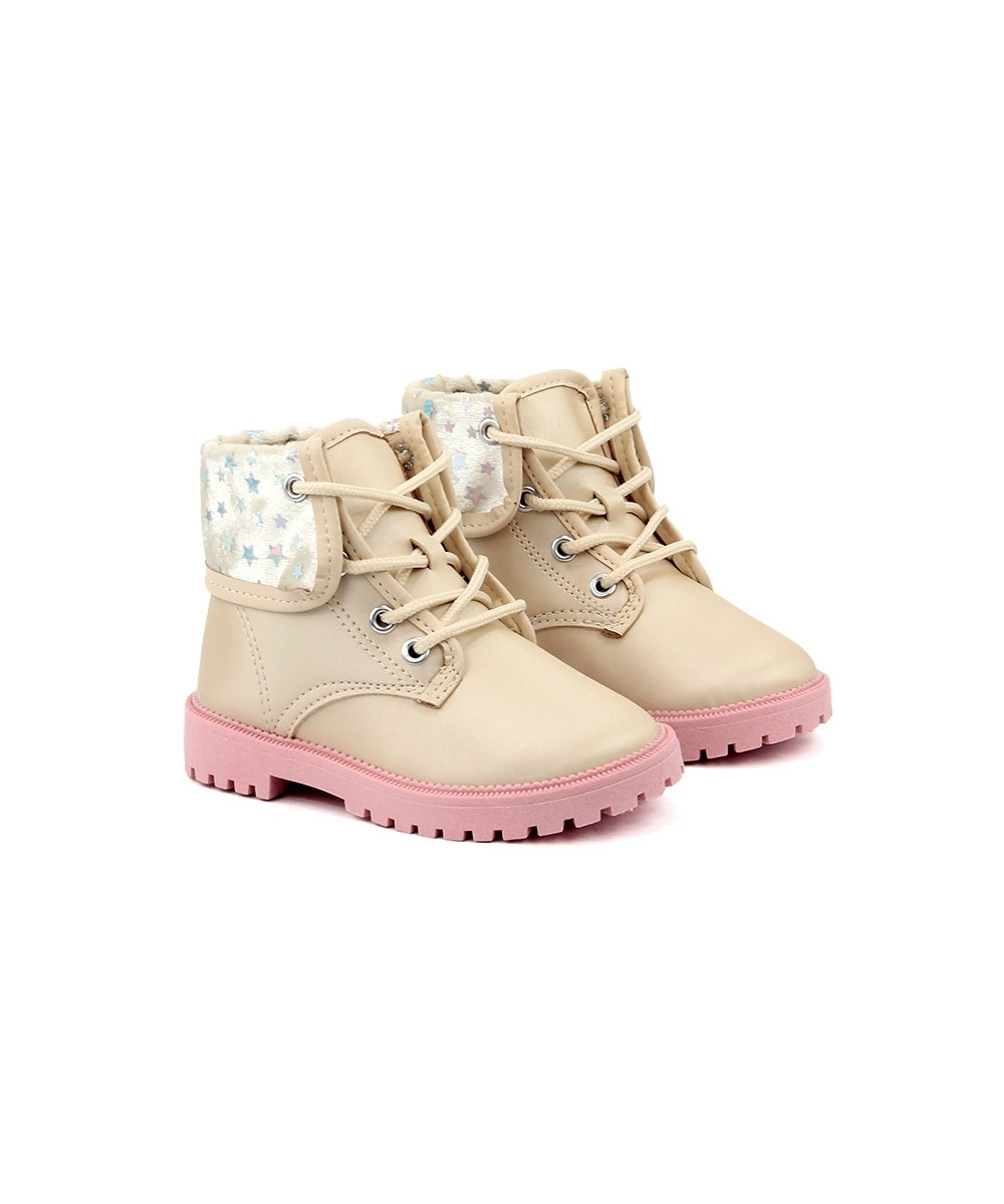 Coturno Infantil Molekinha 2126-524 Creme