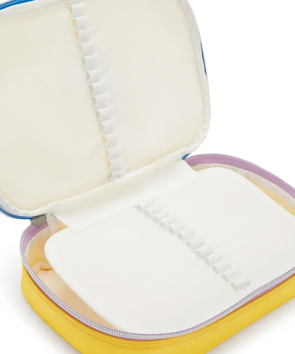 Estojo Kipling 100 Pens Bts Sun C Amarelo
