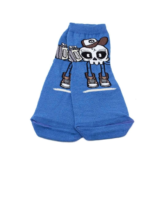 Meia Infantil Winston Caveira 0400036-017 Azul