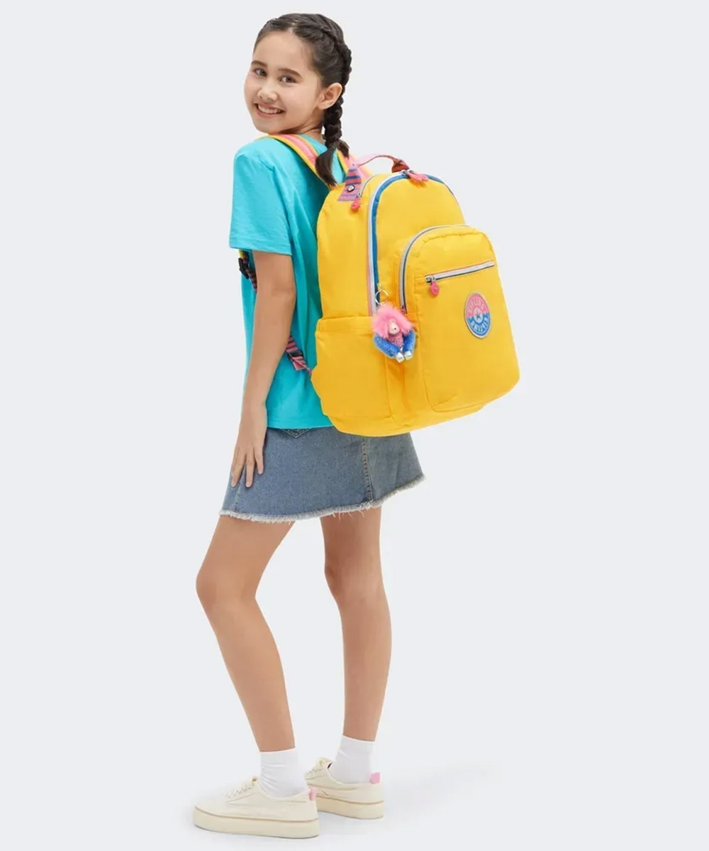 Mochila Kipling Seoul Bts Sun C Amarelo