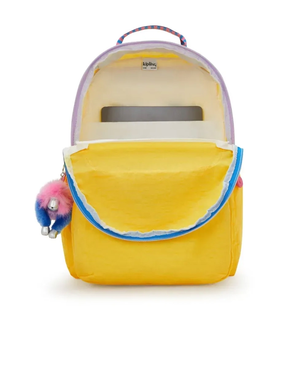 Mochila Kipling Seoul Bts Sun C Amarelo