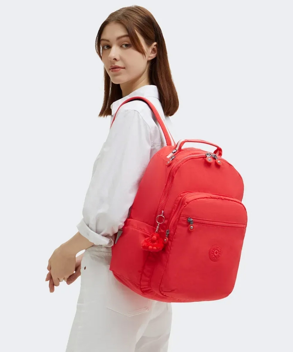 Mochila Kipling Seoul Escape Red Vermelho