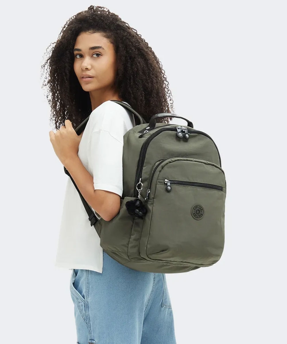 Mochila Kipling Seoul Green Mos Verde