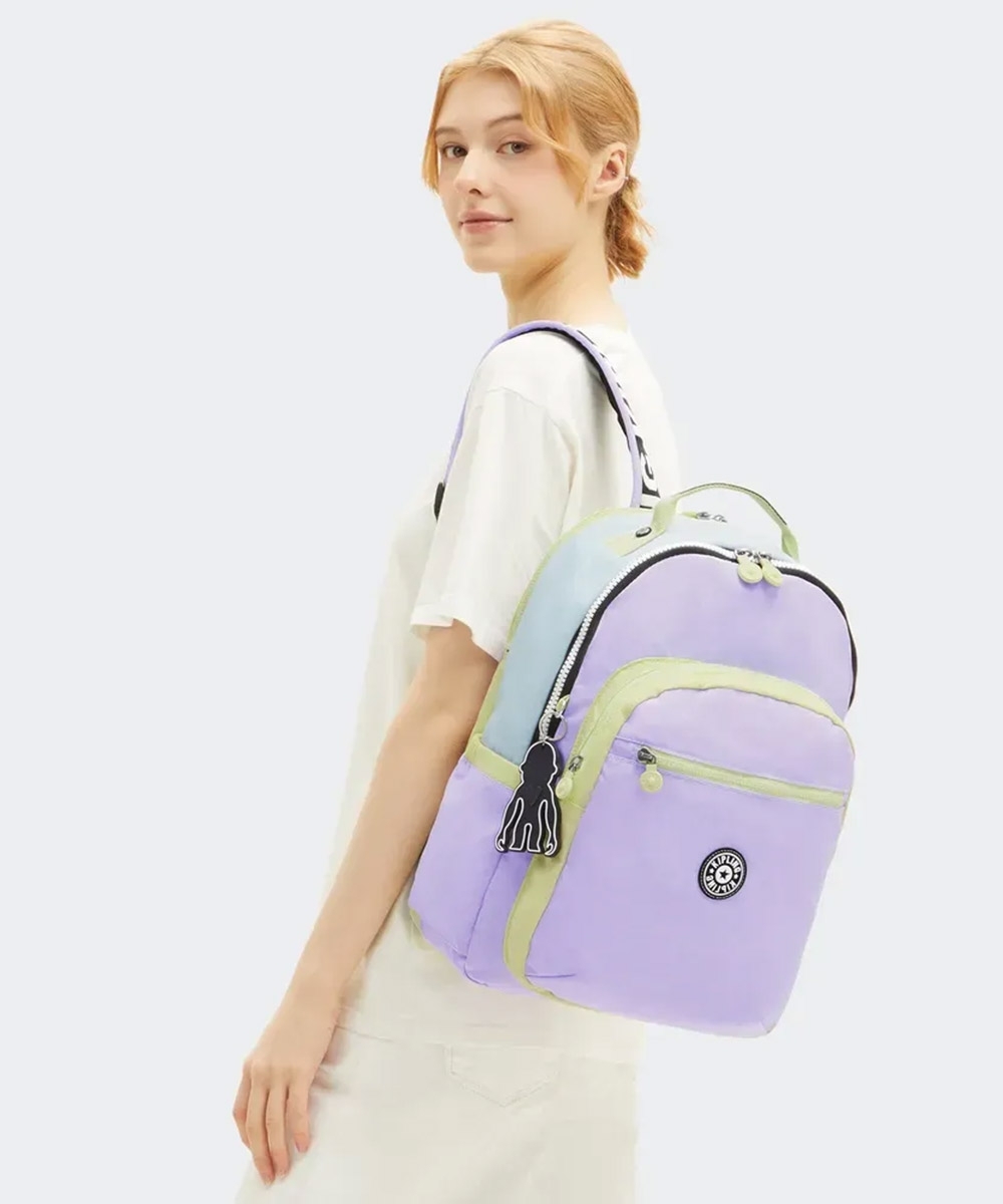 Mochila Kipling Seoul Lap Lavendar Bl Multicolor