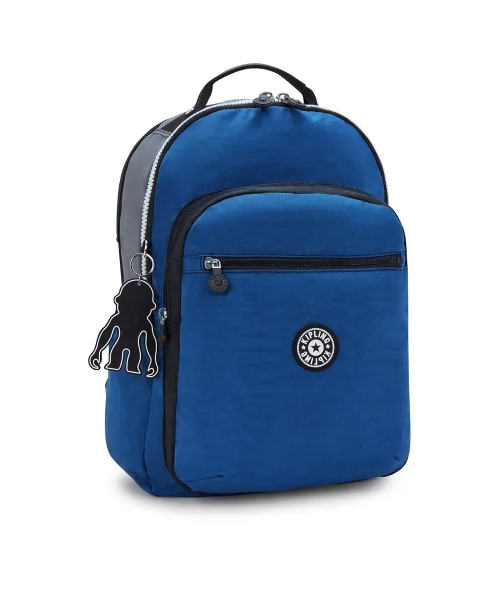 Mochila Kipling Seoul Lap Scuba Blue Bl Azul