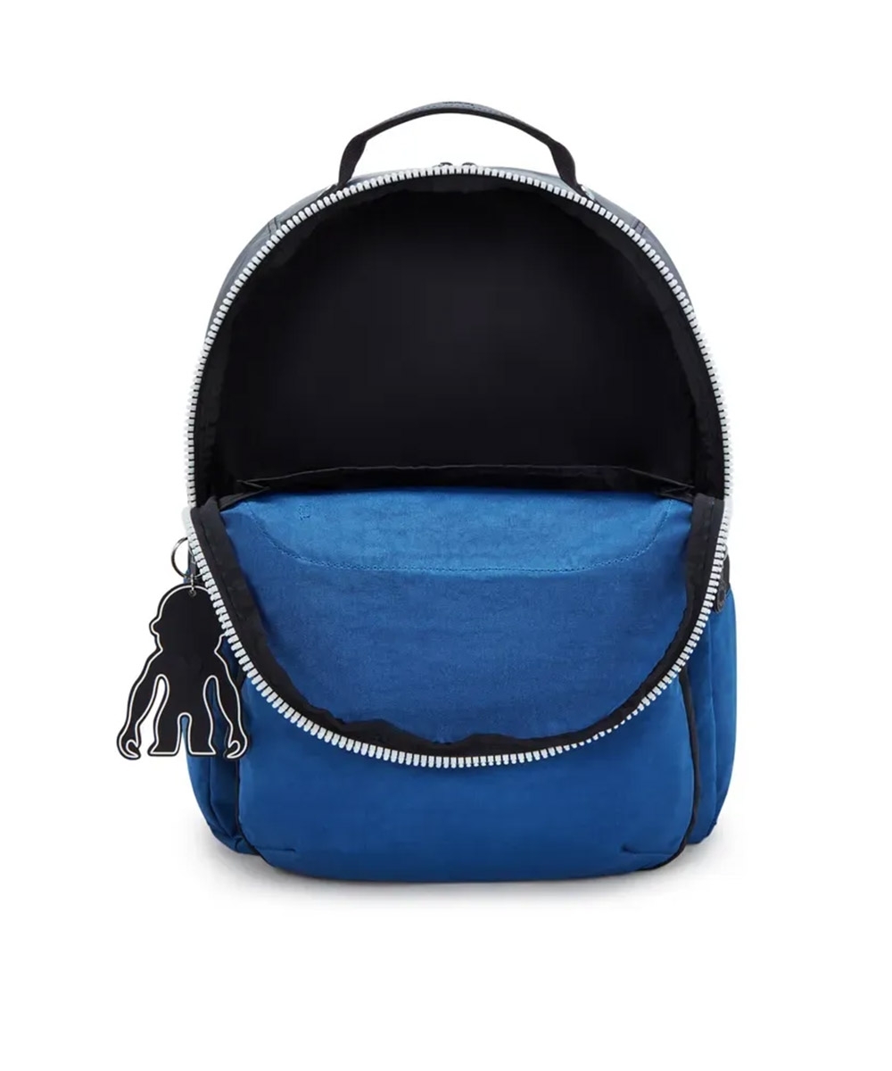 Mochila Kipling Seoul Lap Scuba Blue Bl Azul