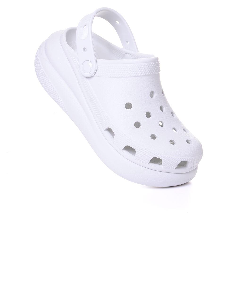 Sandália Crocs Classic Crush Clog Off White