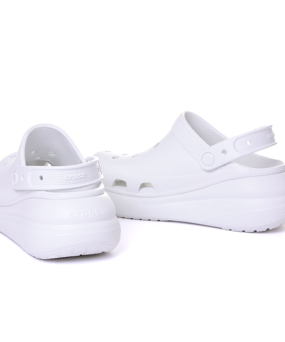 Sandália Crocs Classic Crush Clog Off White