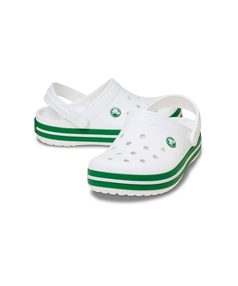 Sandália Crocs Crocband Branco/verde