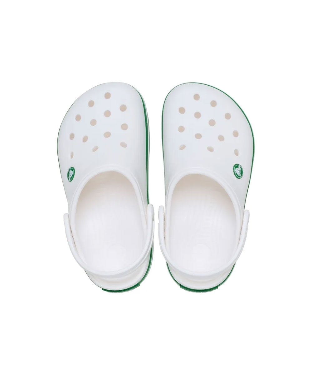 Sandália Crocs Crocband Branco/verde
