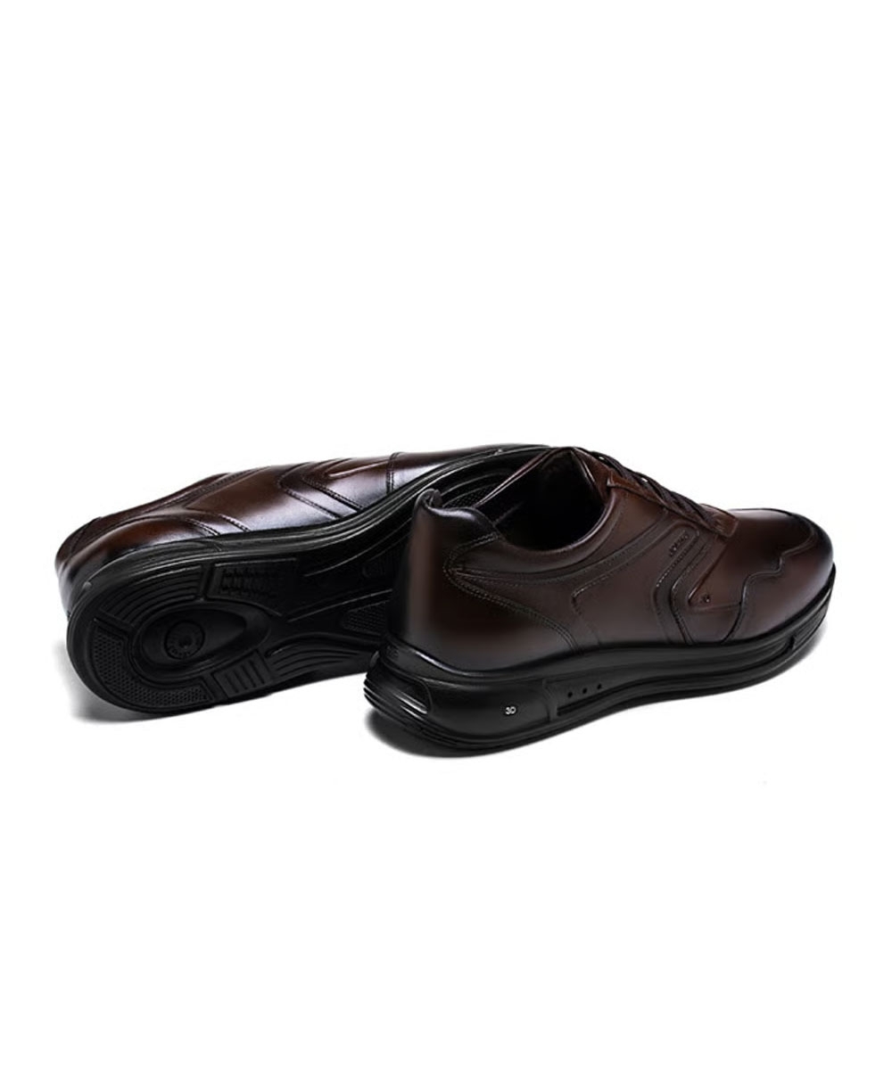 Sapato Casual Jota Pe 3d Evolution Couro Marrom