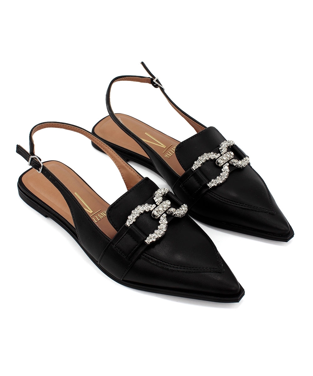Sapato Slingback Vizzano Salto Baixo PRETO