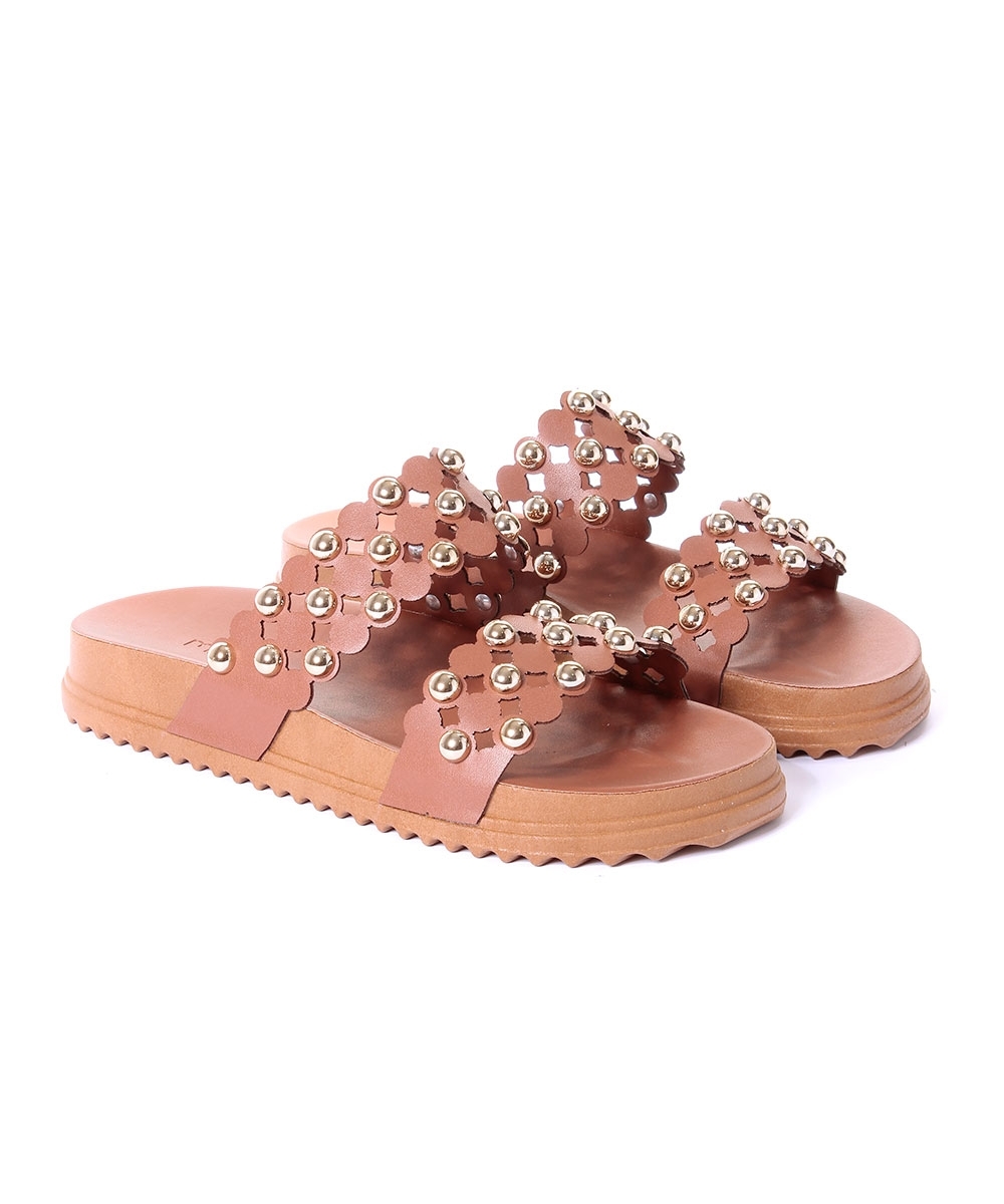 Tamanco Flatform Pixolé Tiras Whisky