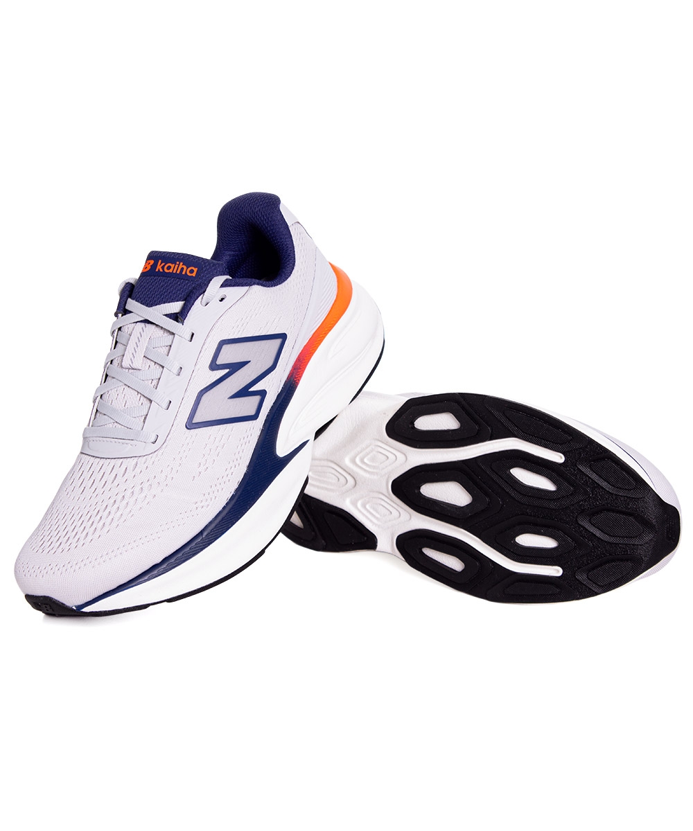 Tênis New Balance Fresh Foam Kaiha Cinza/marinho
